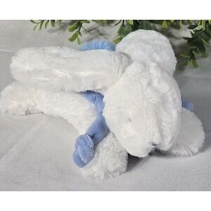 Doudou et Compagnie Paris Snuggle Bunny with Blue Scarf New with Tags Soft Plush